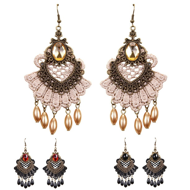 Wholesale Stunning 18K Gold Filled Fashion Chandelier Earrings Women's Gift